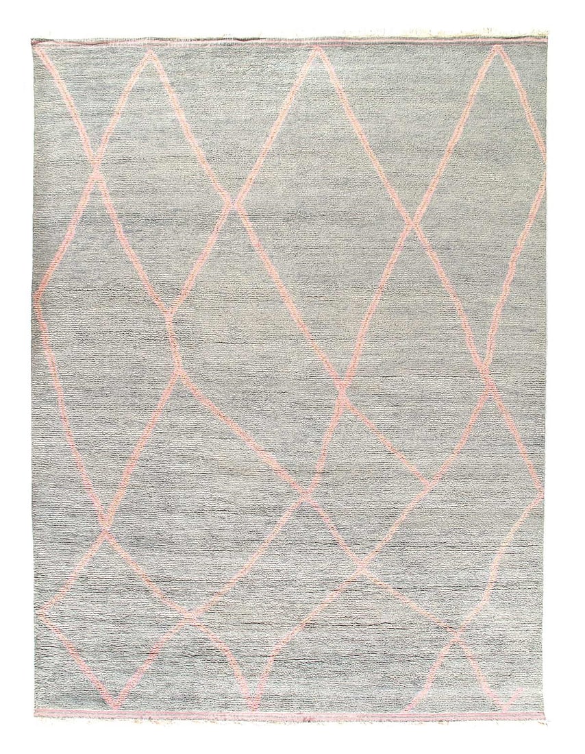 Fine Hand knotted Moroccan rug 9'2'' X 11'11'' (1 of 3)