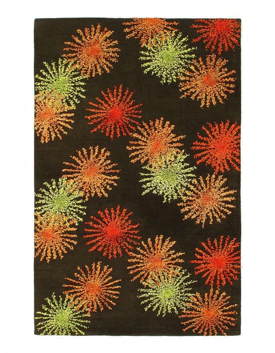 Black Hand-Tufted 5' X 8': Black Hand-Tufted 5' X 8' - New, Modern, Hand-Tufted, Lamb's Wool, 300 -D03983- 862.This item is part of our fine auction collection which includes many fine home accessories including antique rugs,