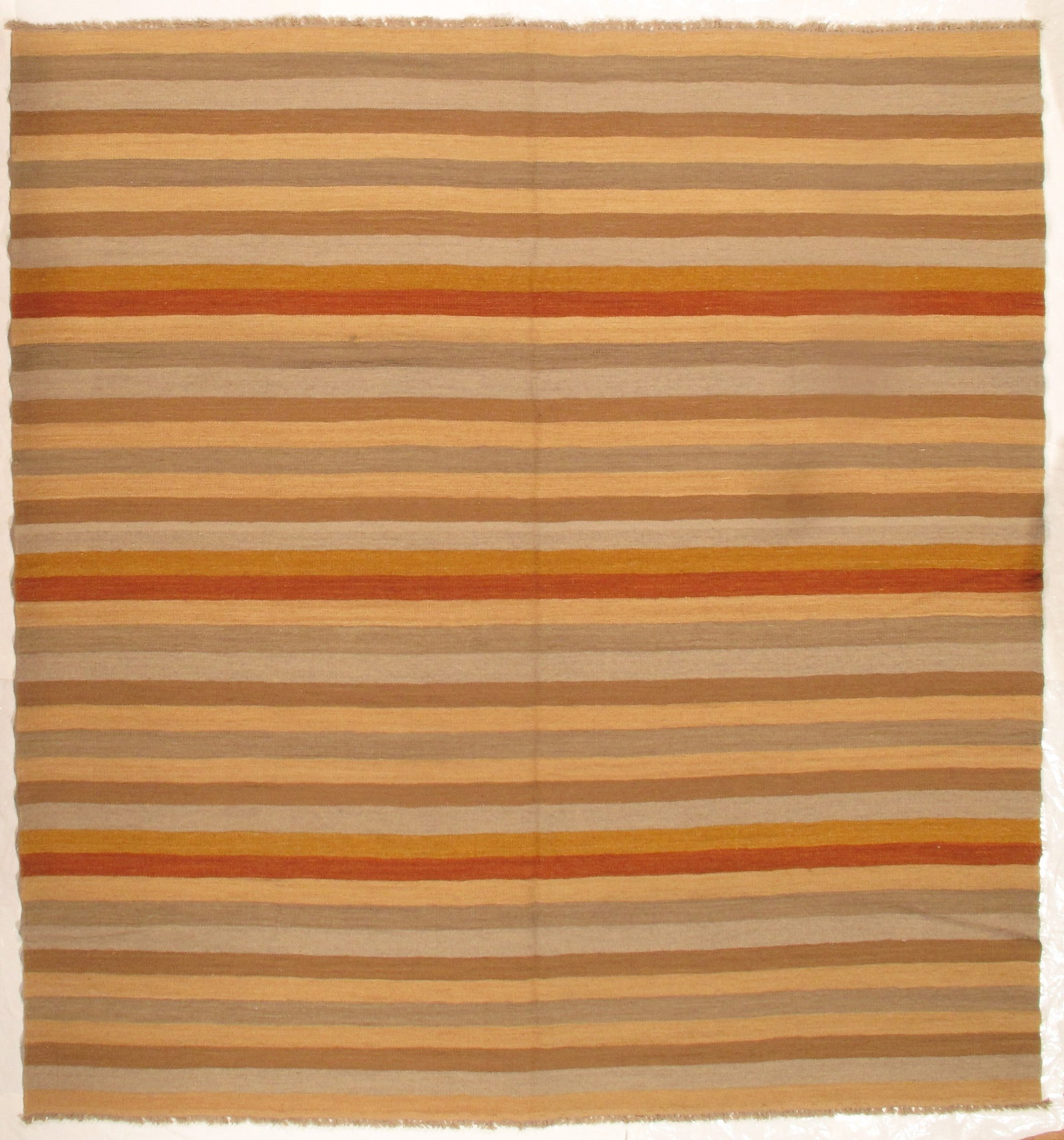 Modern Flat Weave 8'7"X 9'1": Modern Flat Weave 8'7"X 9'1" - NEW, Modern, Hand-Woven, Lamb's Wool, 300 -D05068- 862.This item is part of our fine auction collection which includes many fine home accessories including antique rugs,