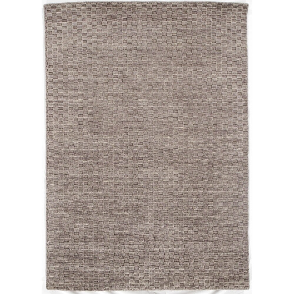 Loop-and-pile Handmade Modern Area Rug - 6'3 x 9' (1 of 2)