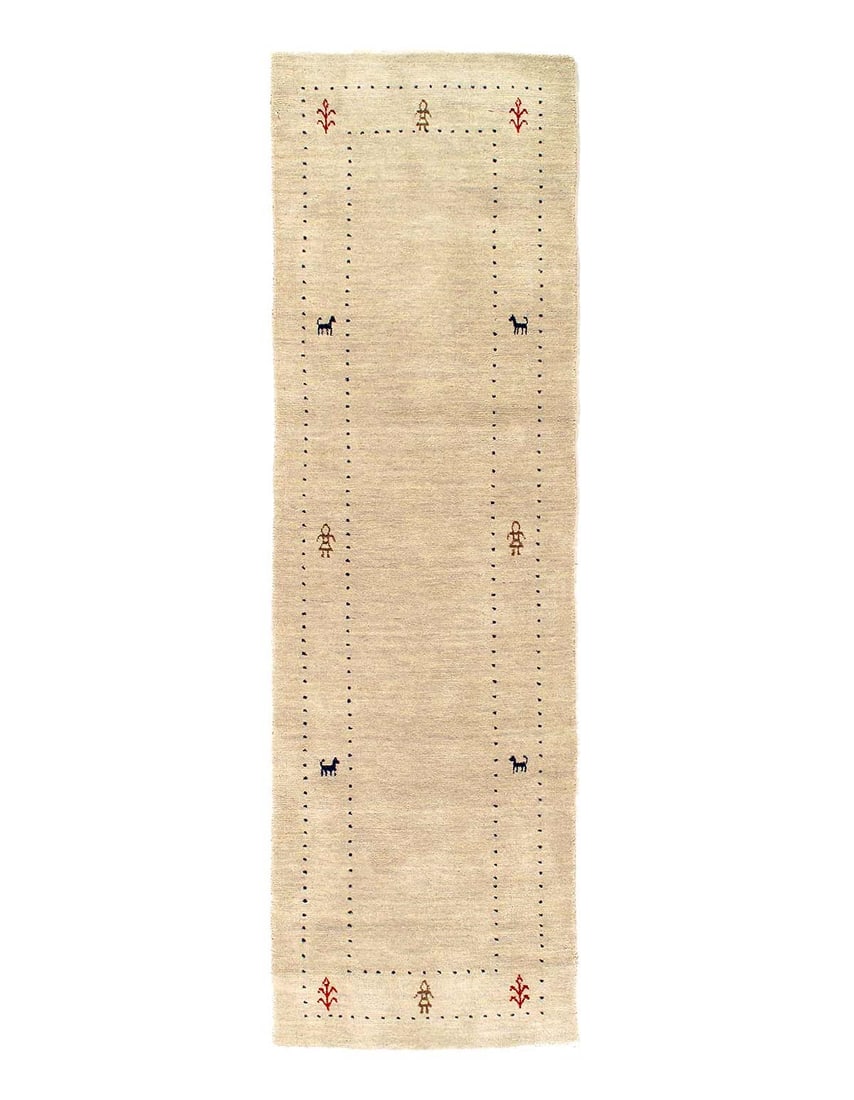 Fine Hand knotted persian Gabbeh design Runner 2'6'' X 8' (1 of 3)