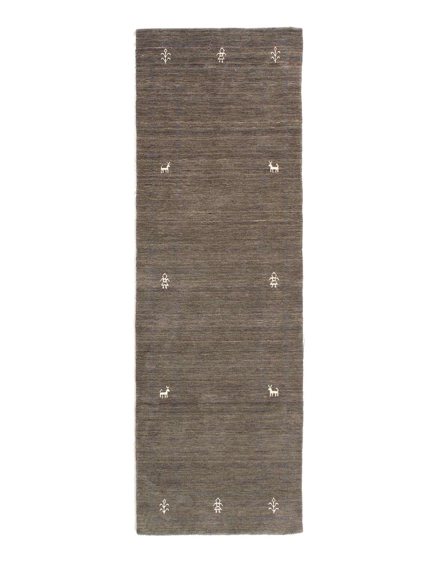 Fine Hand knotted persian Gabbeh design Runner 2'5'' X 7'4'': Fine Hand knotted persian Gabbeh design Runner 2'5'' X 7'4''- NEW, Gabbeh,, Hand-Knotted, Lamb's Wool, 300 -D15319- 862.This item is part of our fine auction collection which includes many fine home