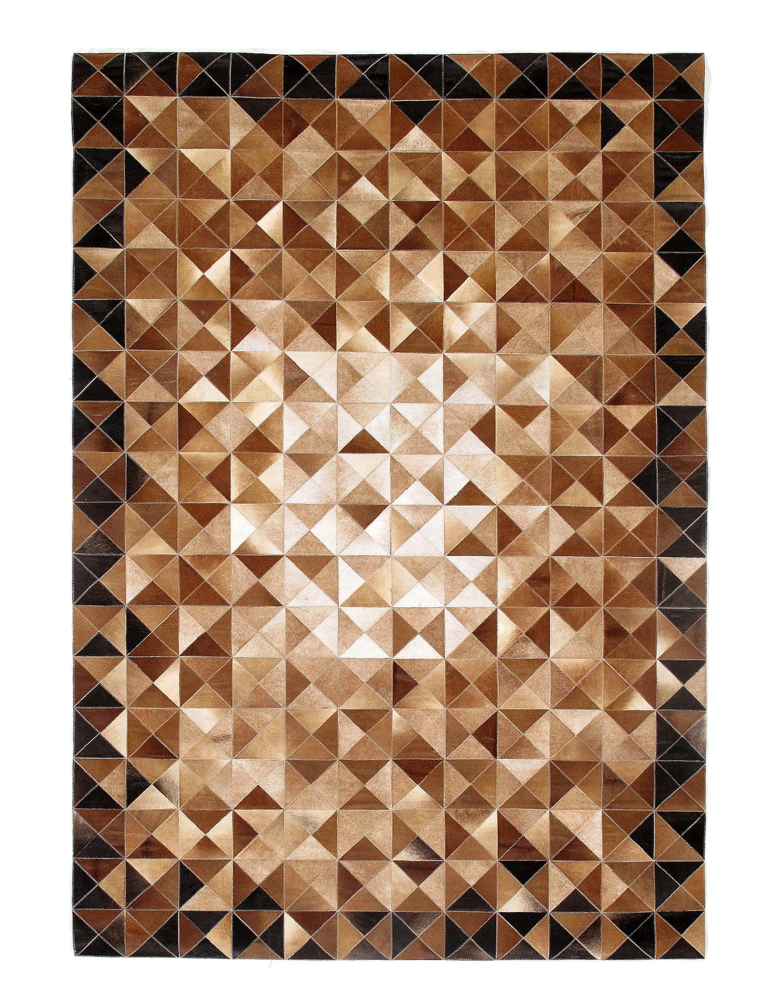 Brown Hair-On 6' X 9': Brown Hair-On 6' X 9' - New, Modern, Handmade, Cow hair leather, 300 -D09336- 862.This item is part of our fine auction collection which includes many fine home accessories including antique rugs, vin