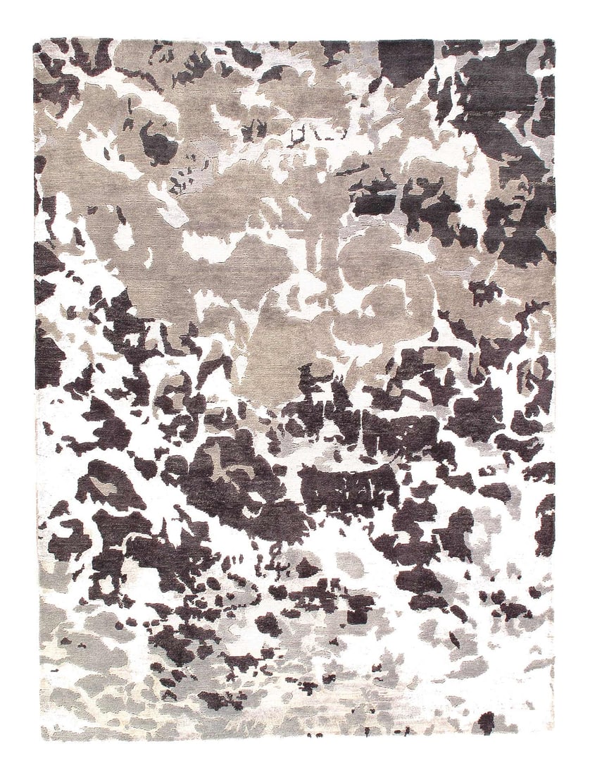 Fine Hand Knotted Modern rug 5'11'' X 7'11'': Fine Hand Knotted Modern rug 5'11'' X 7'11'' - New, Modern, Hand-Knotted, V. Silk, 300 -D12224- 862.This item is part of our fine auction collection which includes many fine home accessories including