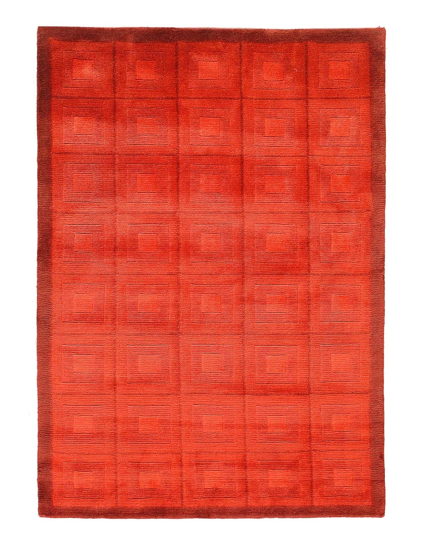 Fine Hand Knotted Overdyed Modern rug 4' X 6' (1 of 3)