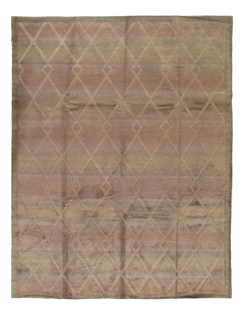 Gray Modern Tibetan 9' x 12': Gray Modern Tibetan 9' x 12' - NEW, Modern, Hand-Knotted, Lamb's Wool, 300 -23763- 862.This item is part of our fine auction collection which includes many fine home accessories including antique