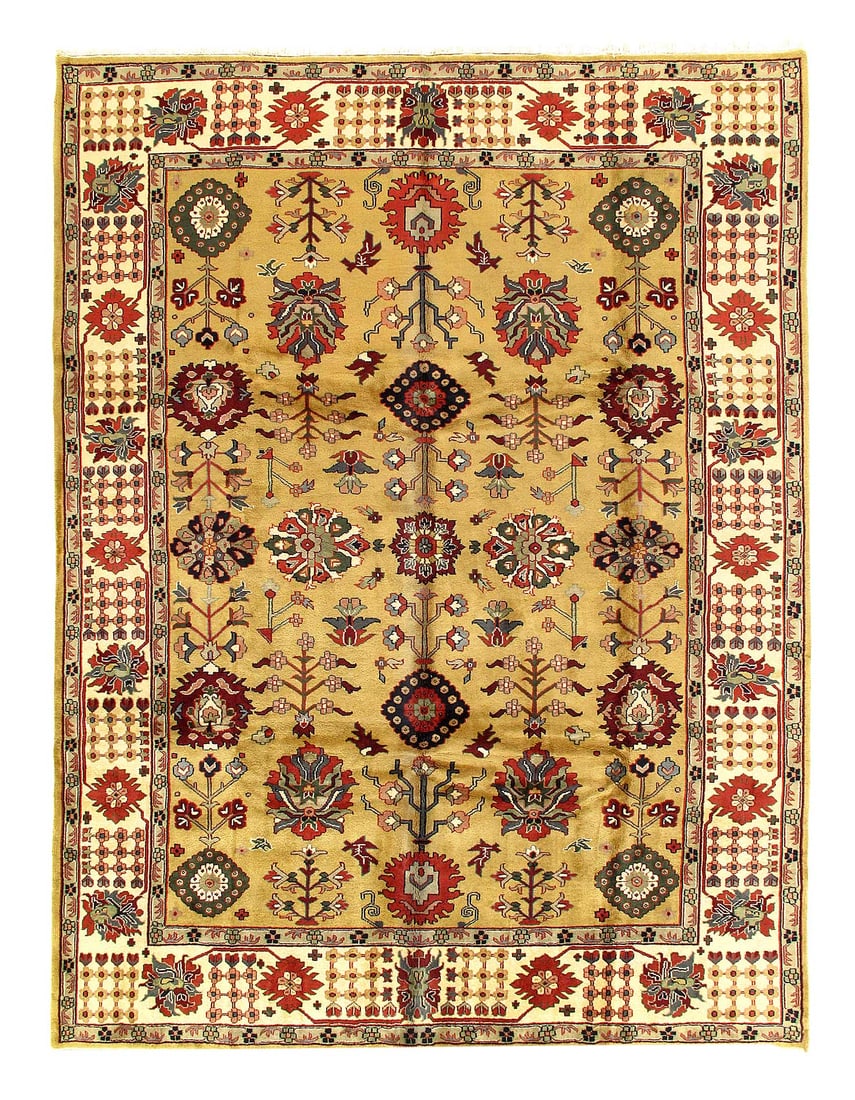 Fine Hand Knotted Mahal Design 8'11'' X 12' (1 of 4)