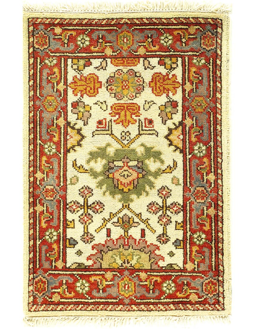 Fine Hand Knotted Persian Mahal design 2' X 3' (1 of 3)