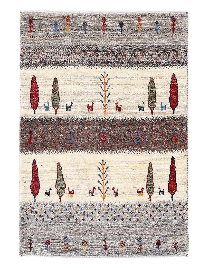 Persian hand knotted Gabbeh Loribaft 2'1"X 3': Persian hand knotted Gabbeh Loribaft 2'1"X 3' - NEW, Gabbeh, Hand-Knotted, Lamb's Wool, 300 -D13561- 862.This item is part of our fine auction collection which includes many fine home accessories incl