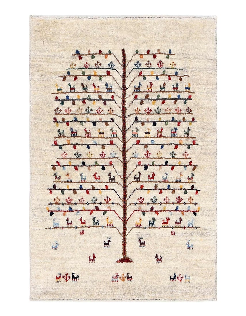 Fine Hand knotted Persian Gabbeh 2'2"X 3'4': Fine Hand knotted Persian Gabbeh 2'2"X 3'4' - NEW, Gabbeh, Hand-Knotted, Lamb's Wool, 300 -D13812- 862.This item is part of our fine auction collection which includes many fine home accessories includ