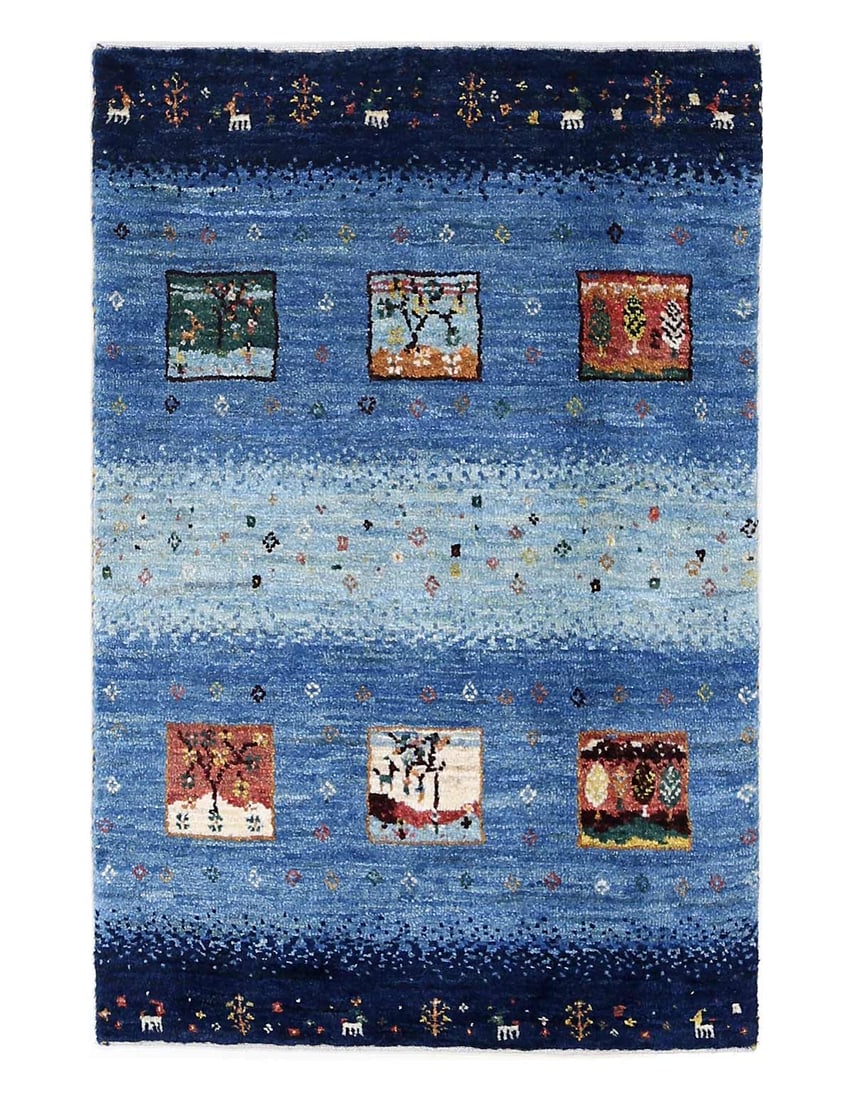 Fine Hand knotted Persian Gabbeh 2'X 3': Fine Hand knotted Persian Gabbeh 2'X 3' - NEW, Gabbeh, Hand-Knotted, Lamb's Wool, 300 -D13773- 862.This item is part of our fine auction collection which includes many fine home accessories including 