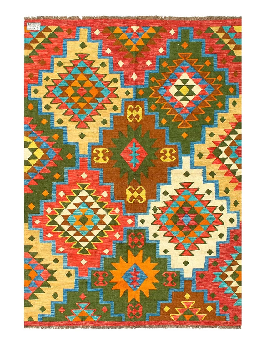 Pasargad Caucasian Tribal Style Flat Weave kilim 4'8'' X 6'8'' (1 of 3)