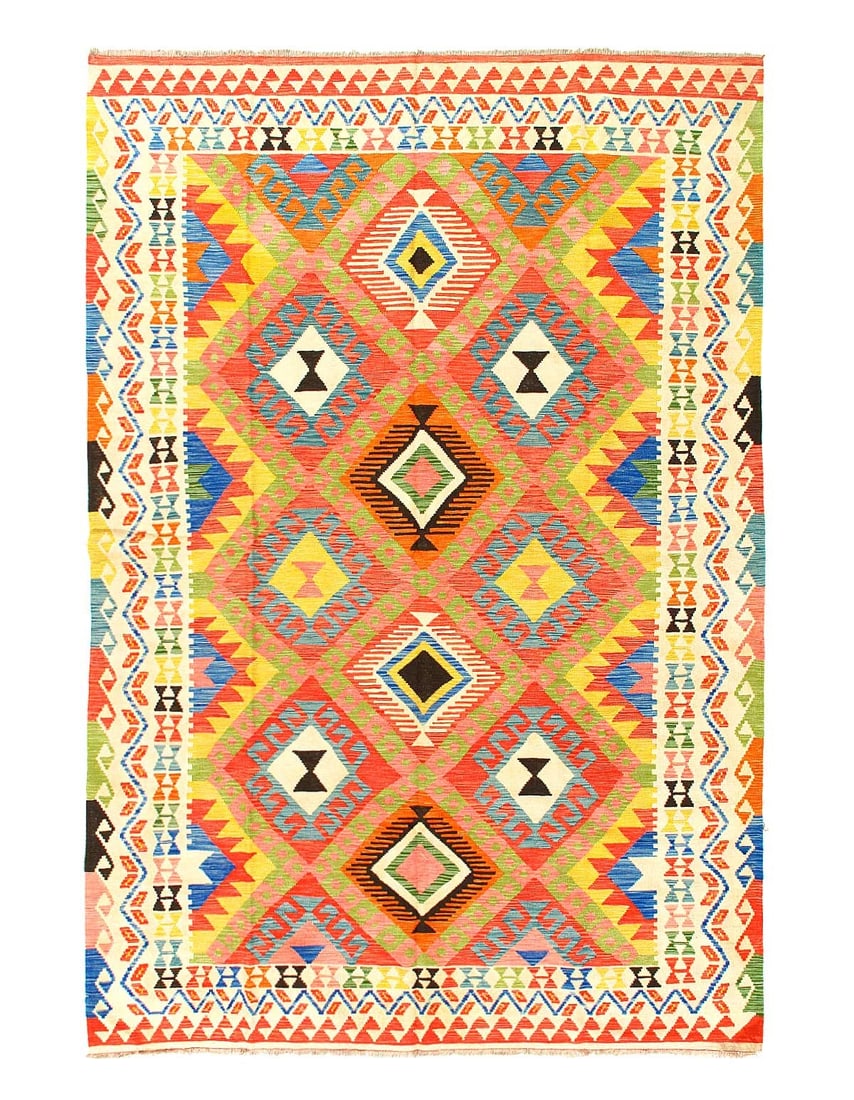 Pasargad Caucasian Tribal Style Flat Weave kilim 6'7'' X 10'3'' (1 of 3)
