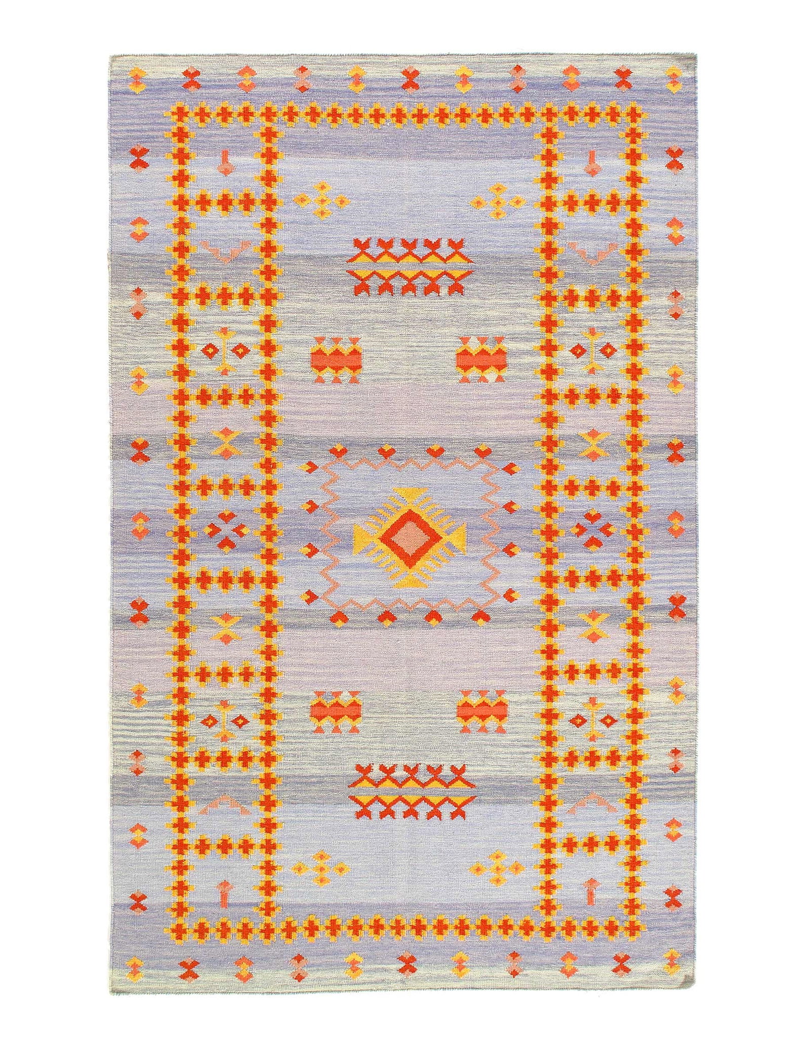 Fine Hand Knotted Flat Weave Moroccon 5' X 8' (1 of 3)