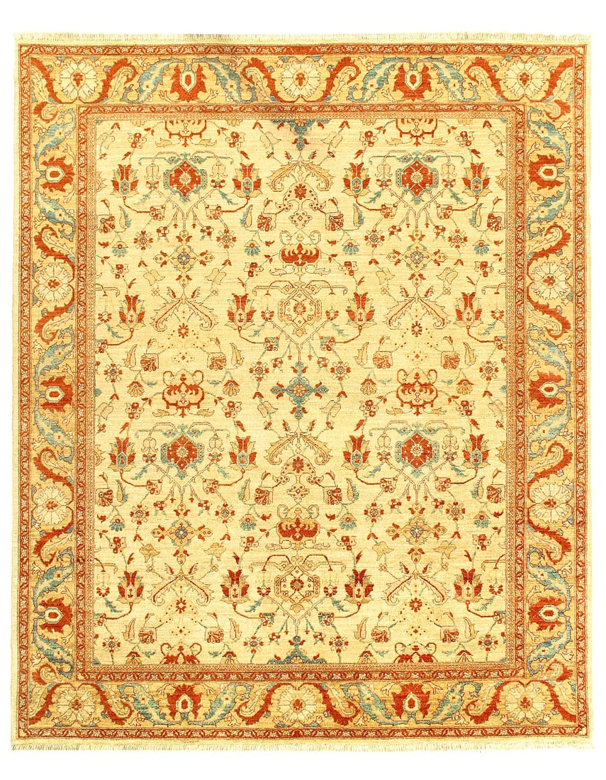 Fine Hand Knotted Farahan Rug 8'2"X 9'11": Fine Hand Knotted Farahan Rug 8'2"X 9'11" - New, Farahan, Hand-Knotted, Lamb's Wool, 300 -28575- 862.This item is part of our fine auction collection which includes many fine home accessories includin
