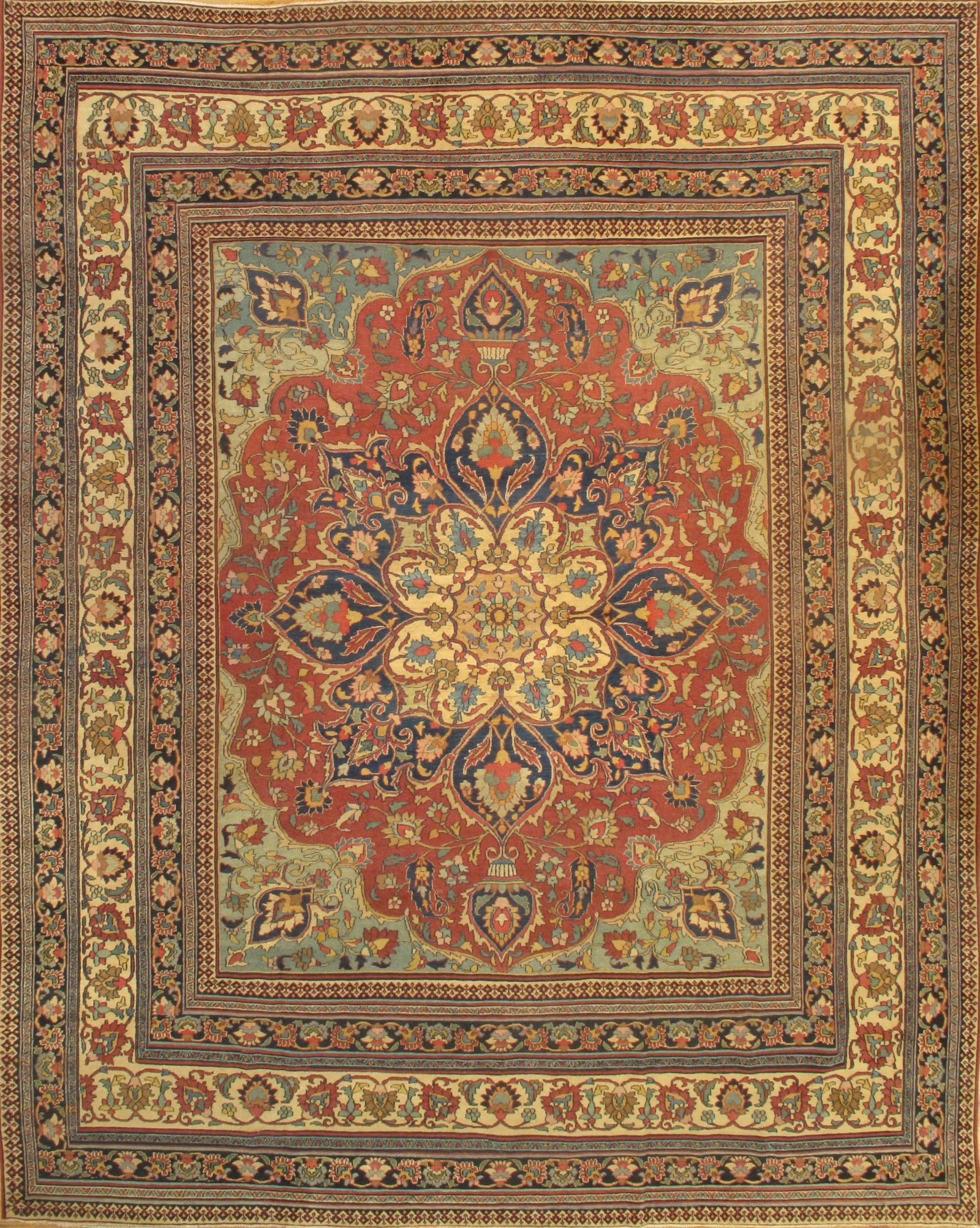Rust Persian Antique Mashad Dorokhsh 10' X 13': Rust Persian Antique Mashad Dorokhsh 10' X 13' - circa 1880, Dorokhsh, Hand-Knotted, Lamb's Wool, 300 -D06324- 862.This item is part of our fine auction collection which includes many fine home access