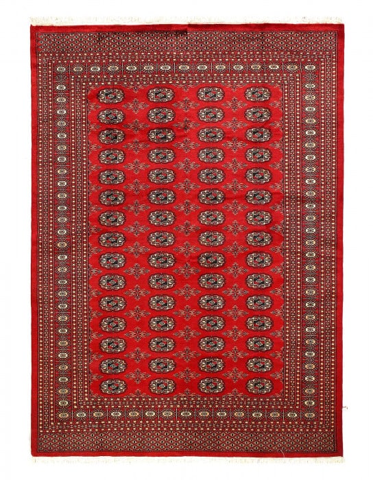 Fine Hand Knotted Bokhara rug 5' x 7': Fine Hand Knotted Bokhara rug 5' x 7' - New, Bokhara, Hand-Knotted, Lamb's Wool, 300 -D12555- 862.This item is part of our fine auction collection which includes many fine home accessories including a