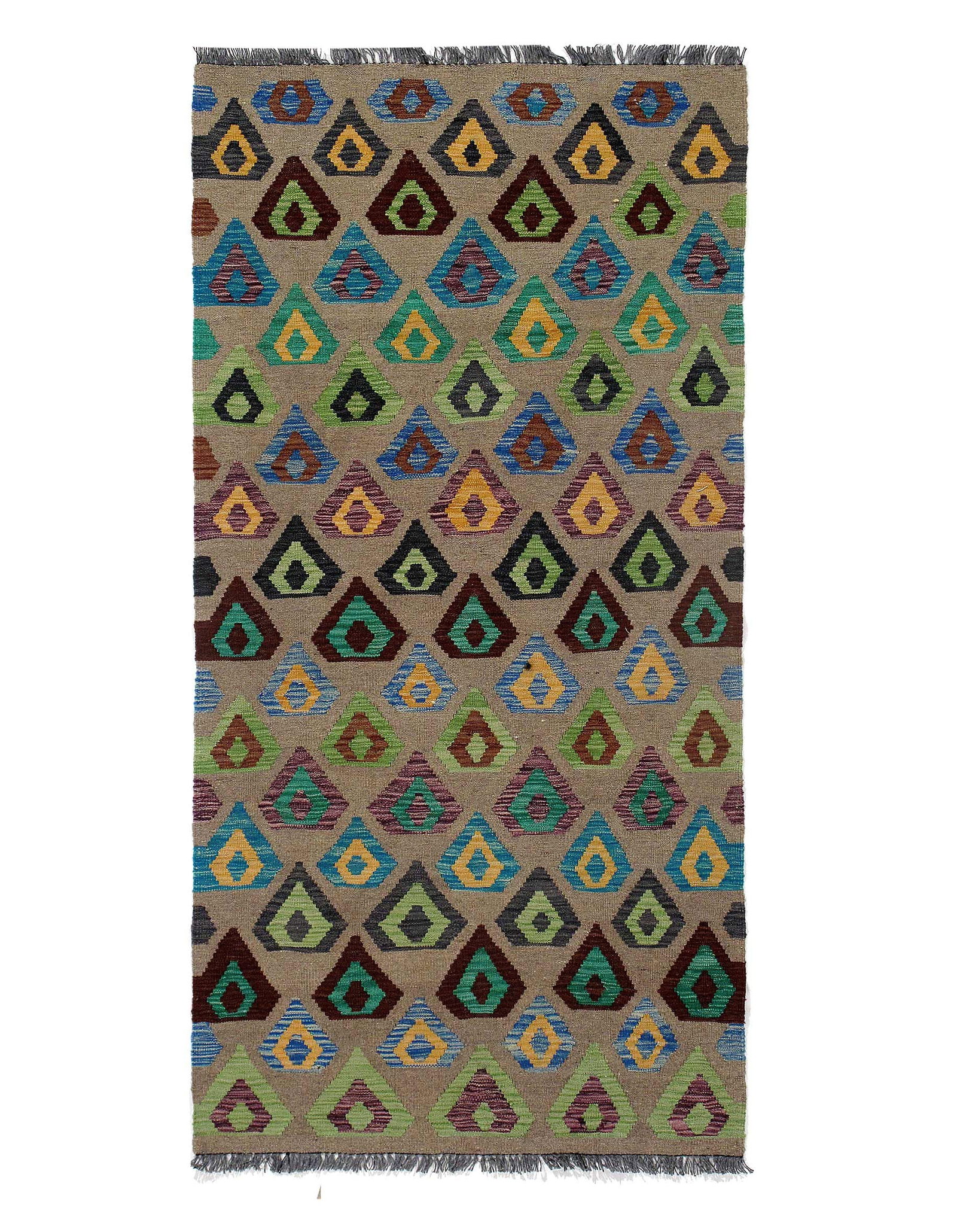 Pasargad Caucasian Tribal Style Flat Weave kilim 3'4" X 6'8": Pasargad Caucasian Tribal Style Flat Weave kilim 3'4" X 6'8" - New, Beshir, Hand-Woven, Lamb's Wool, 300 -D09955- 862.This item is part of our fine auction collection which includes many fine home acc