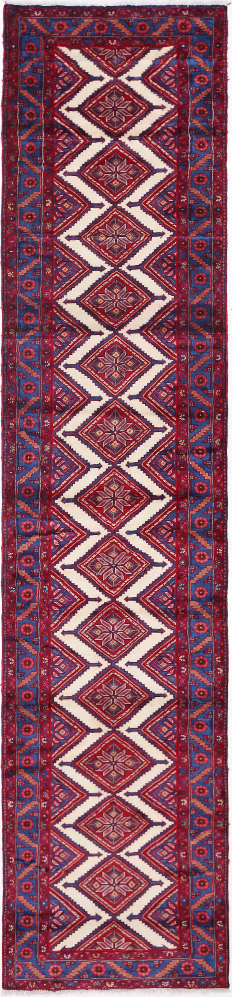 Persian Vintage Hand knotted Bakhtiari runner 3' X 15' (1 of 4)
