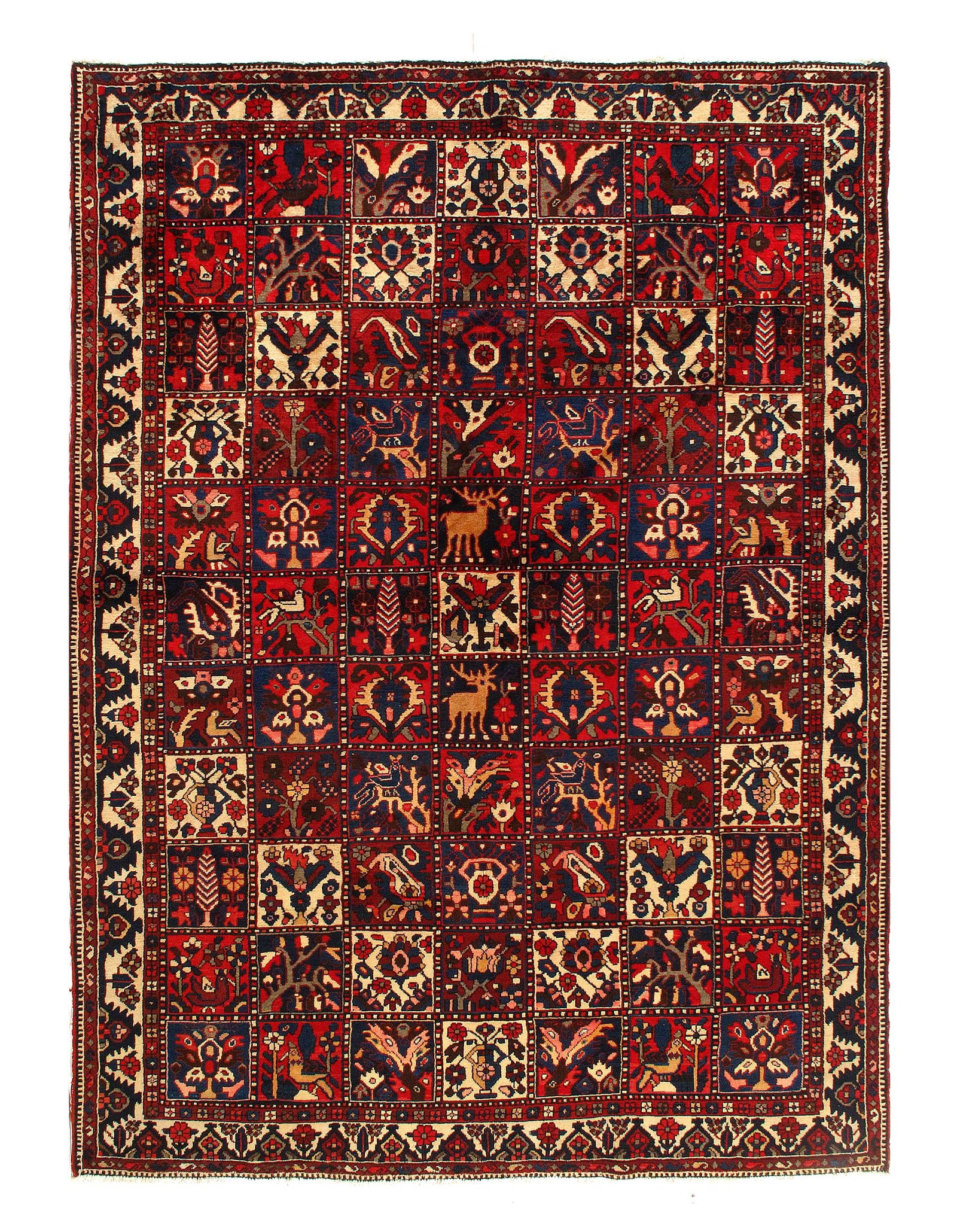 Persian Bakhtiari Rug - 6'11''x 9'5" (1 of 3)