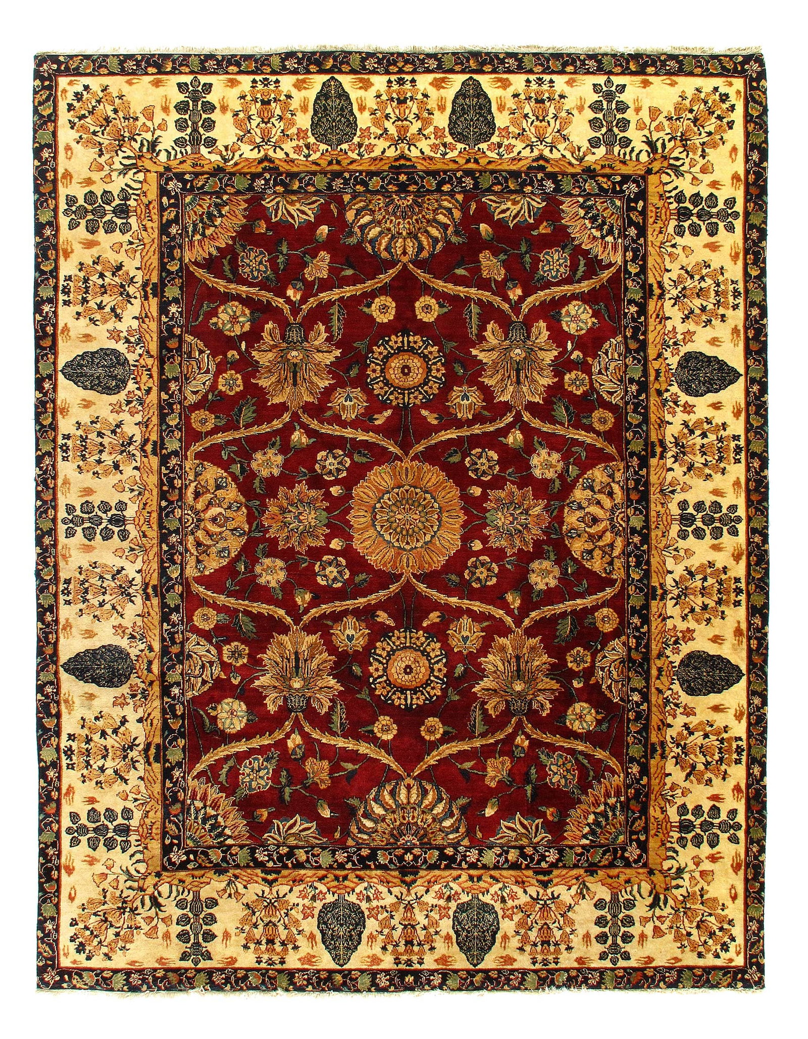 Red Indian Agra 8'3" X 10'8" (1 of 4)