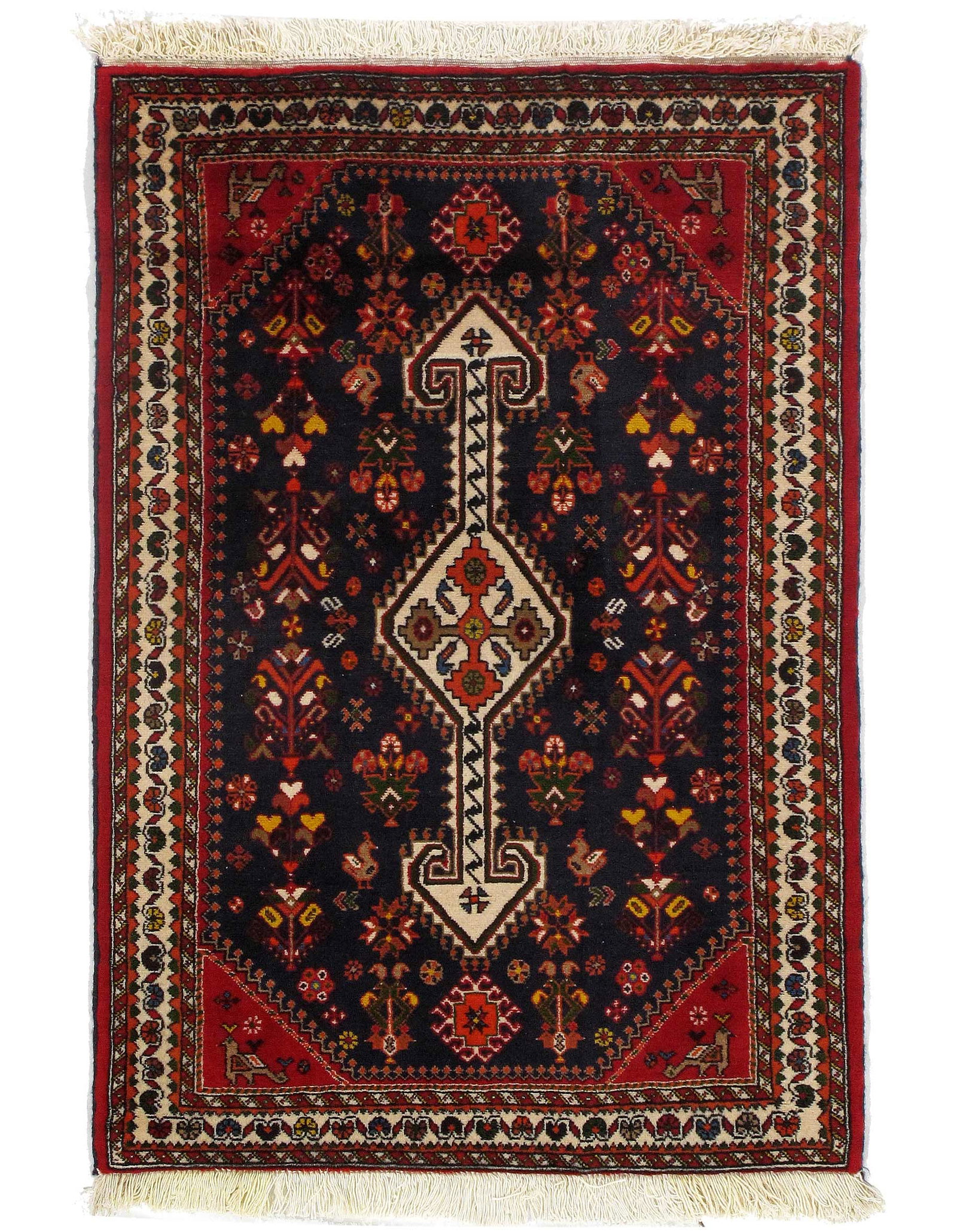 Navy Persian Afshar 2'7" X 4' (1 of 3)