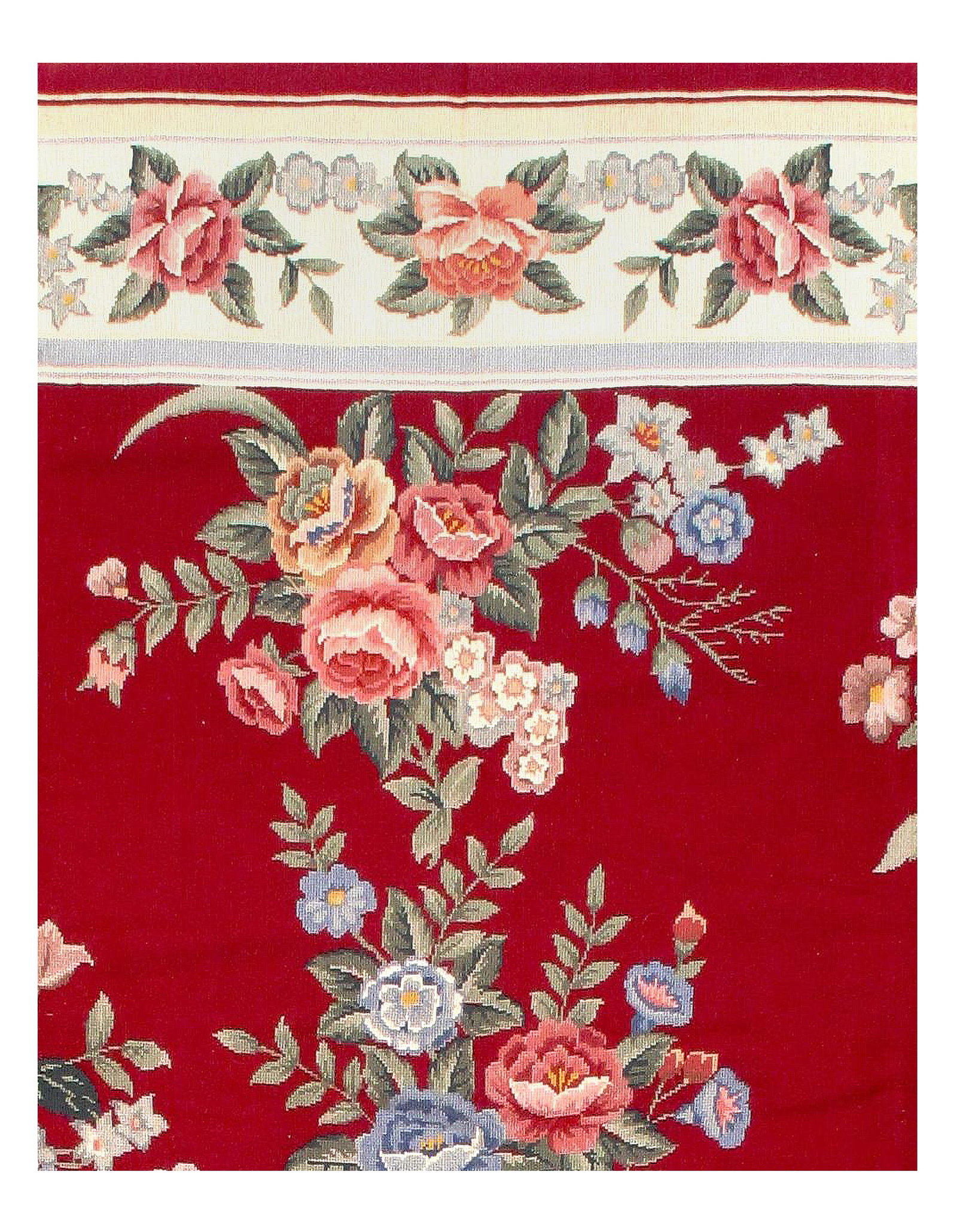 Rust Aubusson Design 8' X 10' - 2