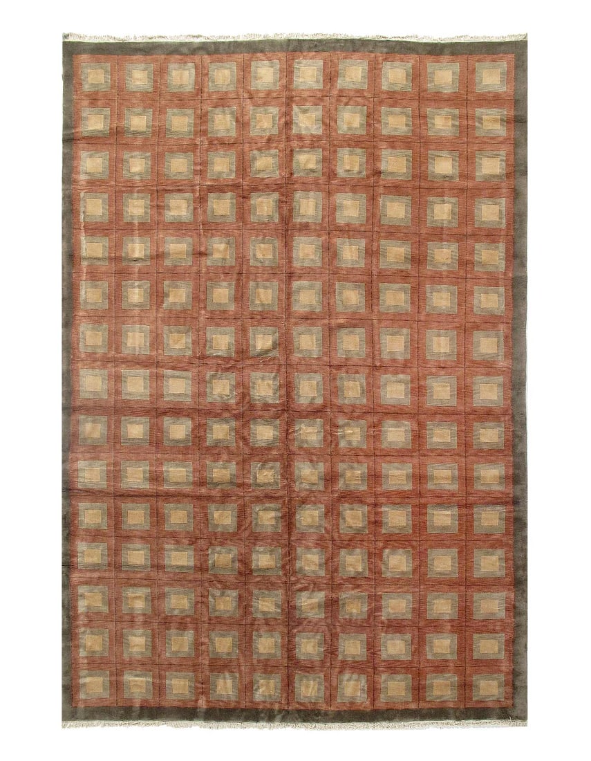 Fine Hand Knotted Modern Genuine Nepal Rug 10'11'' X 17'11'' (1 of 3)