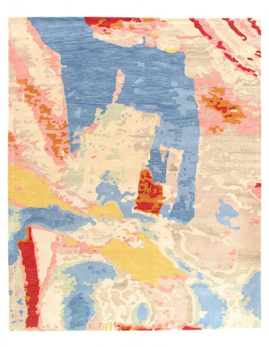 Fine Hand Tufted Abstract rug 7'9"X 9'9": Fine Hand Tufted Abstract rug 7'9"X 9'9" - NEW, Abstract, Hand-Tufted, Lamb's Wool, 300 -D12628 , D12653 , D12654- 862.This item is part of our fine auction collection which includes many fine home