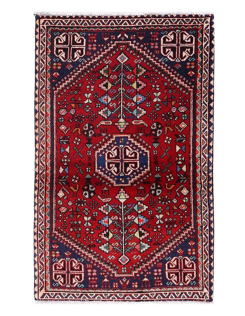 Fine Hand knotted Persian Abadeh rug 1'11'' X 3'2'' (1 of 4)