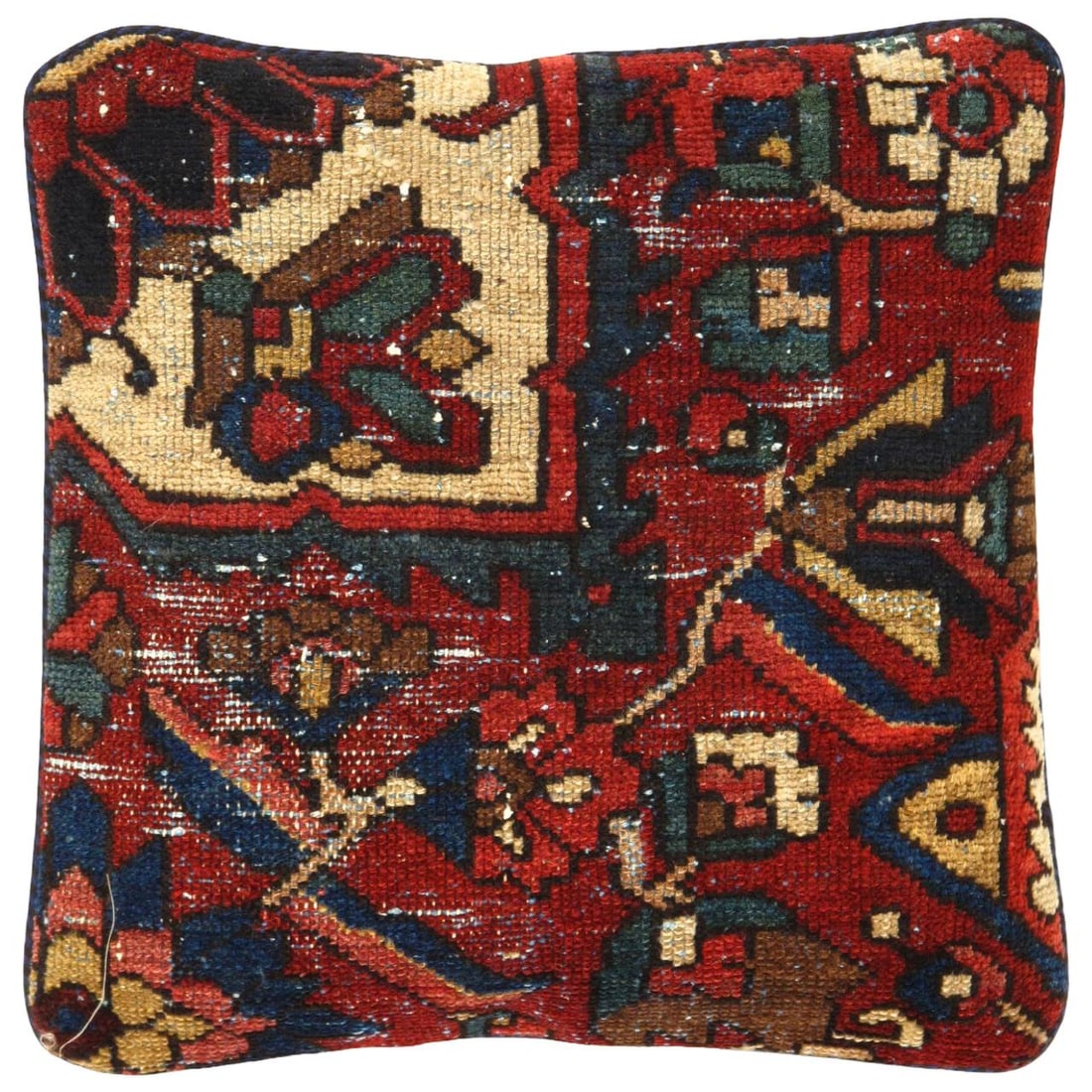 Pasargad Vintage Hand Knotted Farahan Rug Pillow 20": Pasargad Vintage Hand Knotted Farahan Rug Pillow 20" - N/A, Farahan, Hand-Woven, Lamb's Wool, 300 -K 200 B- 862.This item is part of our fine auction collection which includes many fine home accessori