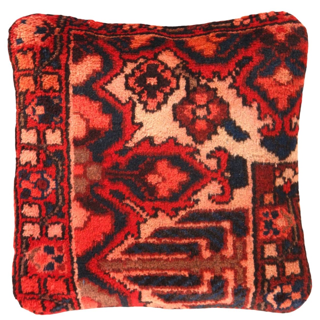 Pasargad Vintage Hand Knotted Farahan Rug Pillow 20": Pasargad Vintage Hand Knotted Farahan Rug Pillow 20" - N/A, Farahan, Hand-Woven, Lamb's Wool, 300 -K 199 B- 862.This item is part of our fine auction collection which includes many fine home accessori