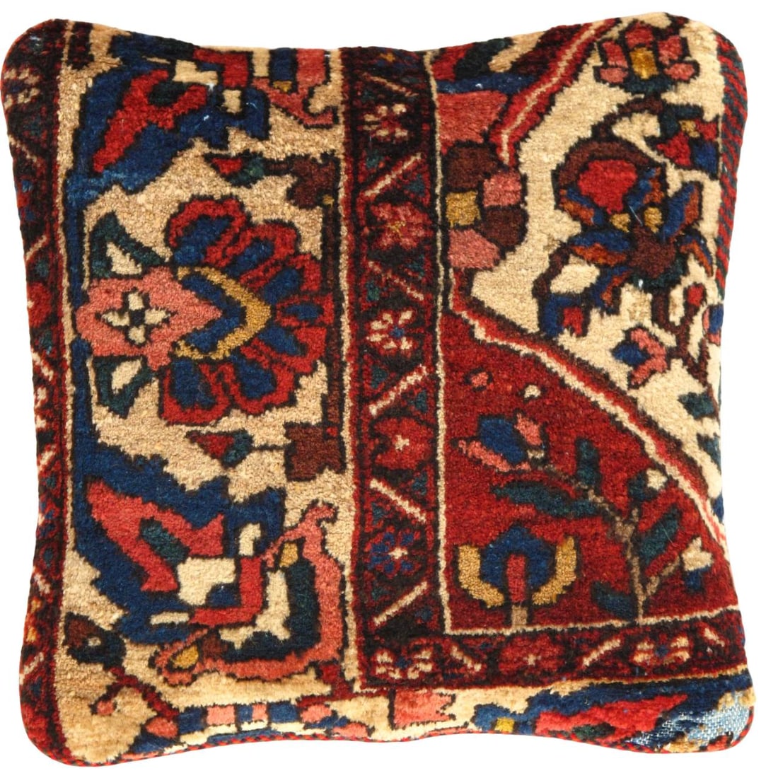 Pasargad Vintage Hand Knotted Farahan Rug Pillow 20": Pasargad Vintage Hand Knotted Farahan Rug Pillow 20" - N/A, Farahan, Hand-Woven, Lamb's Wool, 300 -K 186 B- 862.This item is part of our fine auction collection which includes many fine home accessori