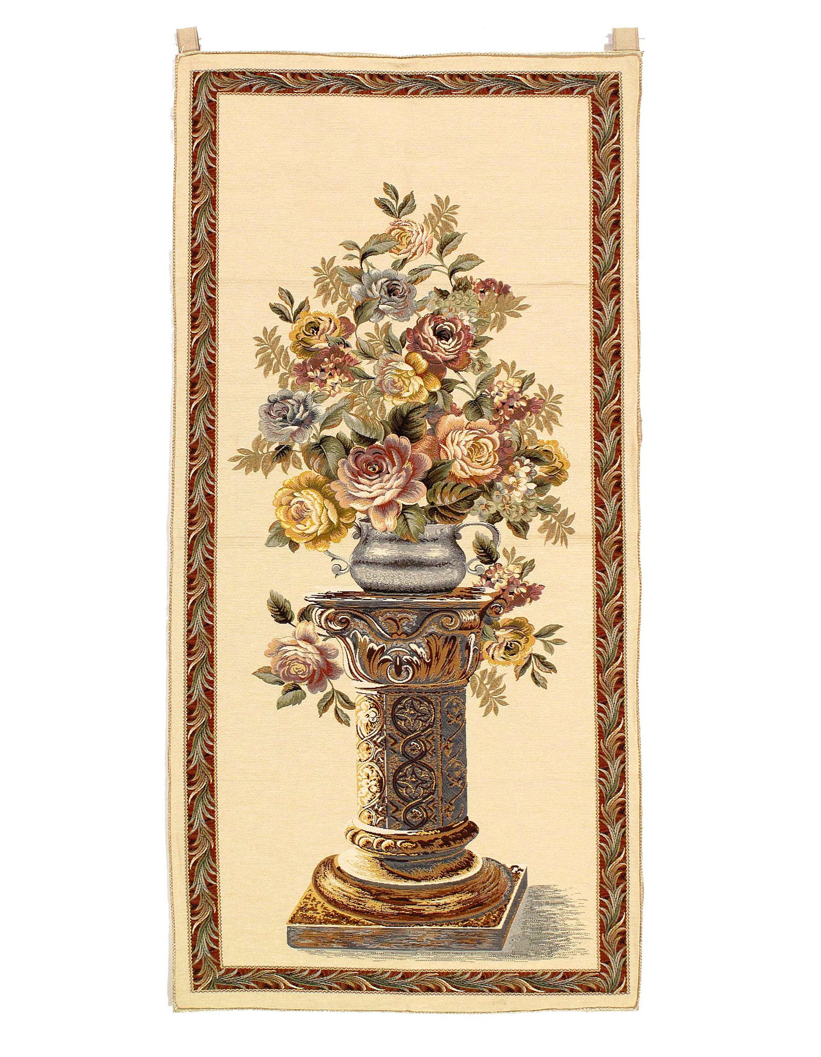 Flemish Wall Tapestry 2'4'' X 5'3'': Flemish Wall Tapestry 2'4'' X 5'3'' - New, French, n/a, Cotton, 300 -D11768-69- 862.This item is part of our fine auction collection which includes many fine home accessories including antique rugs, v