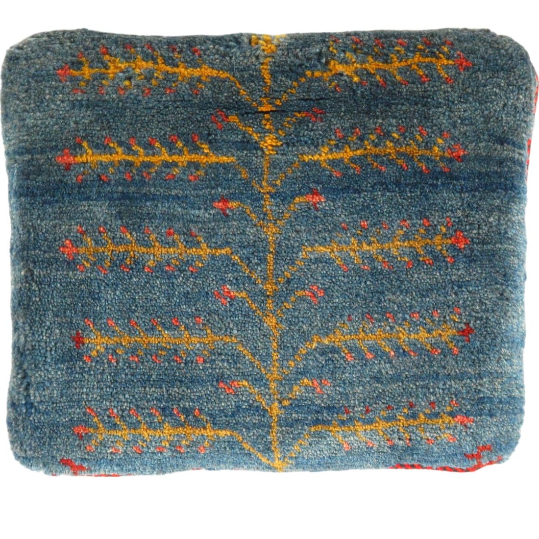 Fine Hand knotted Persian Gabbeh pillow 16'' X 16'': Fine Hand knotted Persian Gabbeh pillow 16'' X 16'' - New, Gabbeh, Handmade , Lamb's Wool, 300 -PG 393- 862.This item is part of our fine auction collection which includes many fine home accessories i