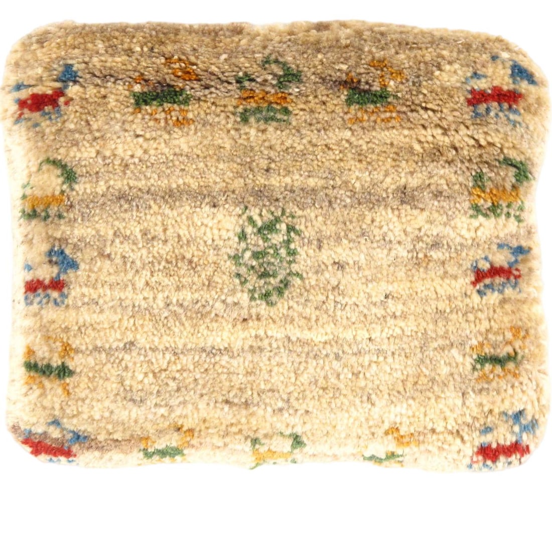 Fine Hand knotted Persian Gabbeh pillow 13'' X 16'' (1 of 2)