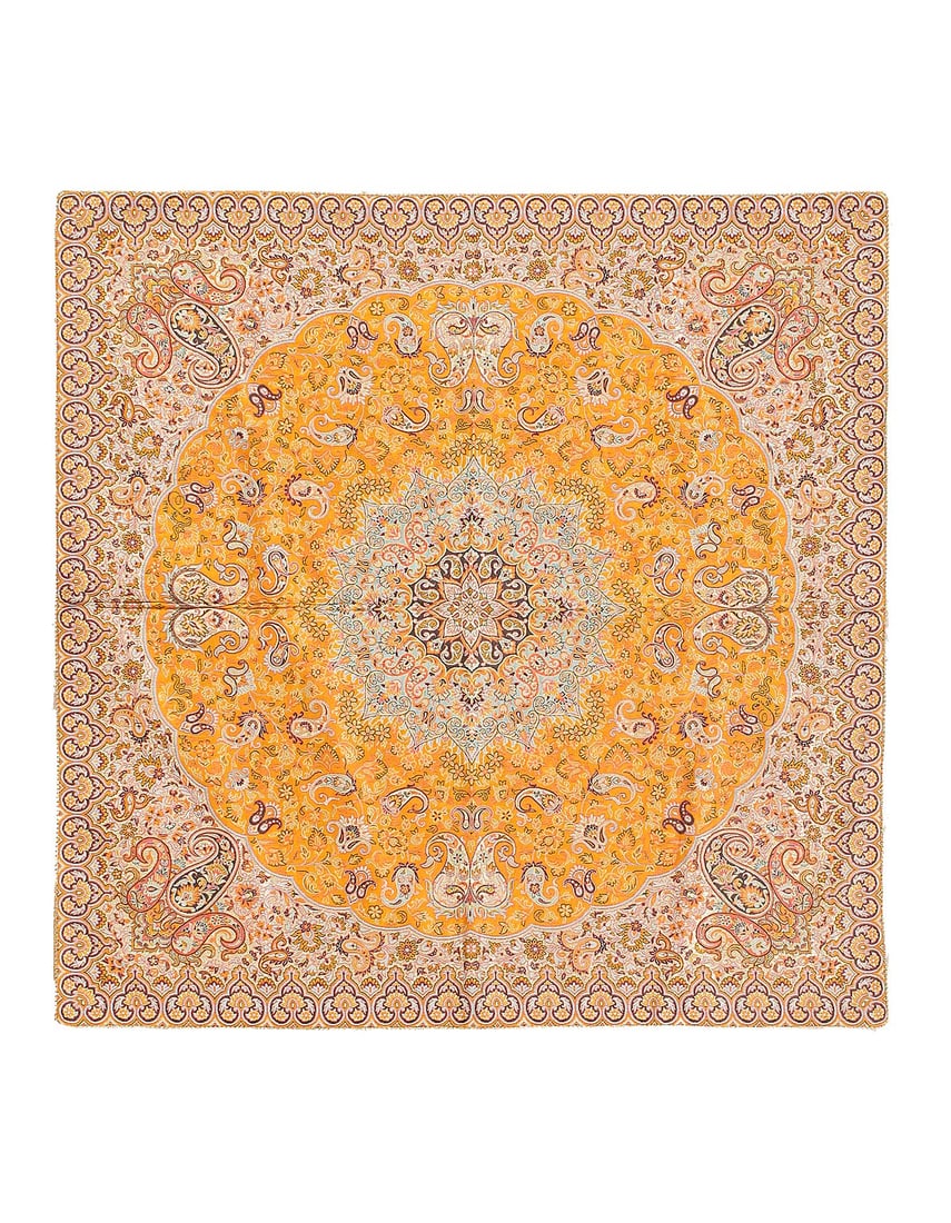 Termeh Traditional Wool & Silk Tablecloth 3'3"X 3'3" (1 of 3)