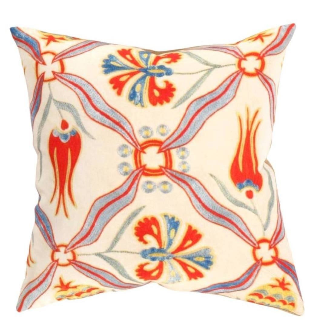 Turkish Suzani Design pillow 16"X 16" (1 of 2)
