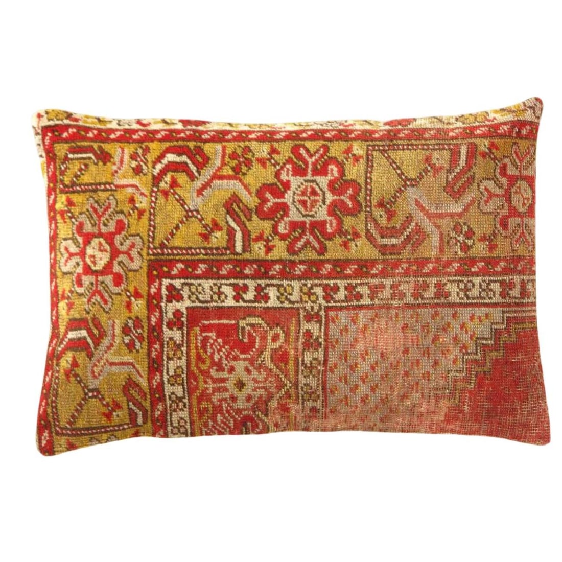 Vintage Turkish Pasargad Hand Knotted Pillow 16'' X 24" (1 of 2)