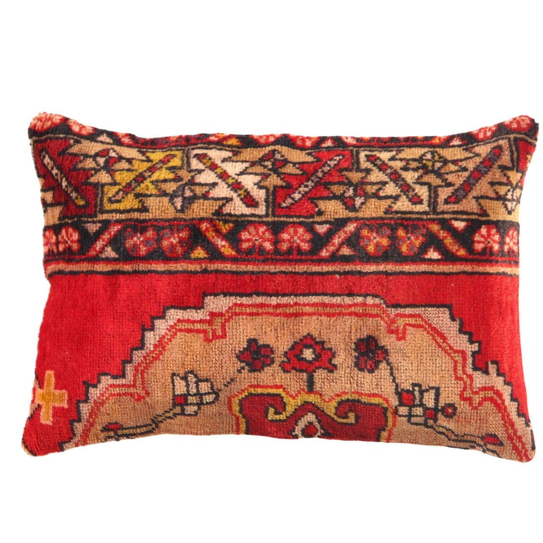 Vintage Turkish Pasargad Hand Knotted Pillow 16'' X 24" (1 of 2)