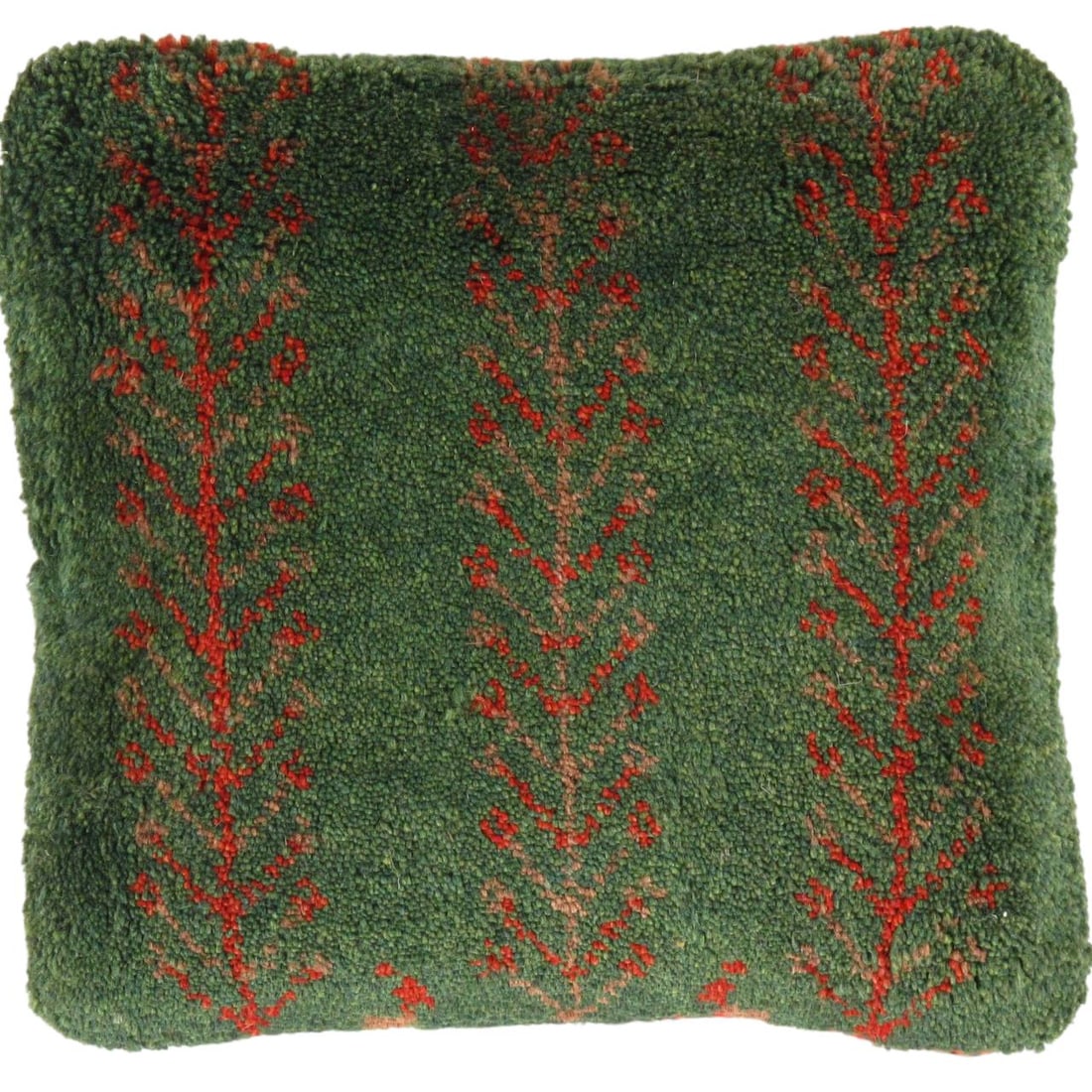 Fine Hand knotted Gabbeh pillow 16"X 16": Fine Hand knotted Gabbeh pillow 16"X 16"- New, Gabbeh, Handmade, wool, 300 -PG 341- 862.This item is part of our fine auction collection which includes many fine home accessories including antique rug