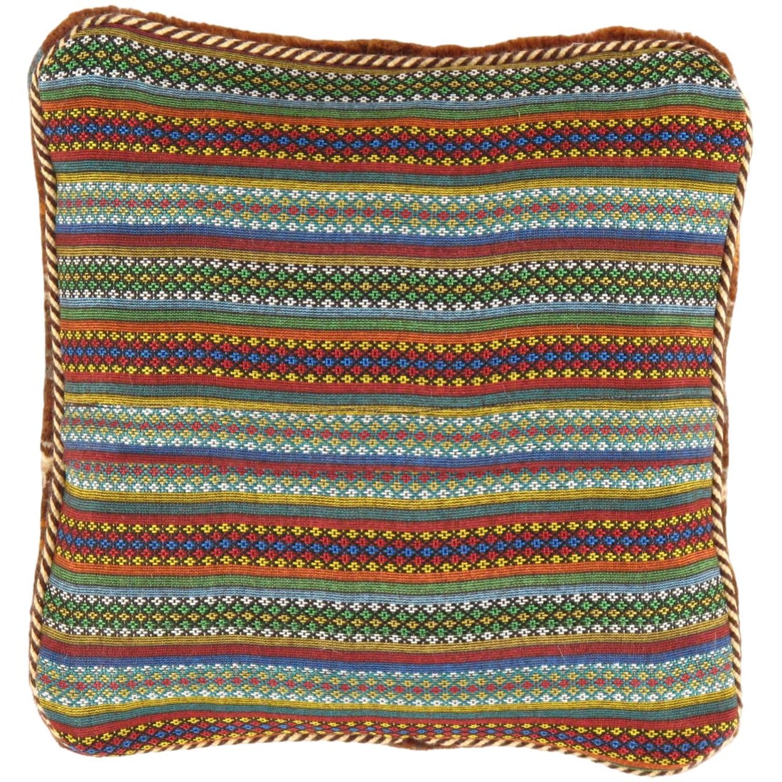 Fine Hand knotted Persian Gabbeh pillow 15'' X 15'' (1 of 1)