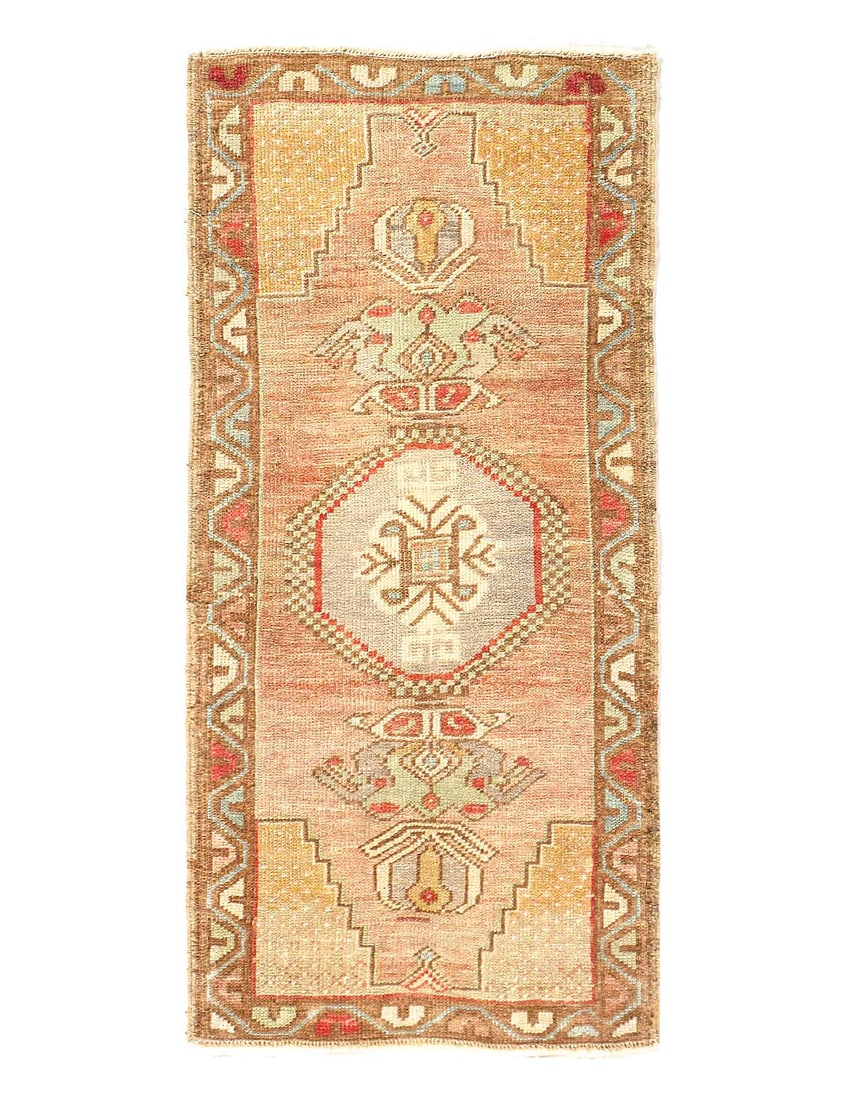 Antique Turkish Oushak Rug 1'7"X 3'4": Antique Turkish Oushak Rug 1'7"X 3'4"- antique, oushak, Hand-Knotted, Lamb's Wool, 300 -D15428- 862.This item is part of our fine auction collection which includes many fine home accessories including