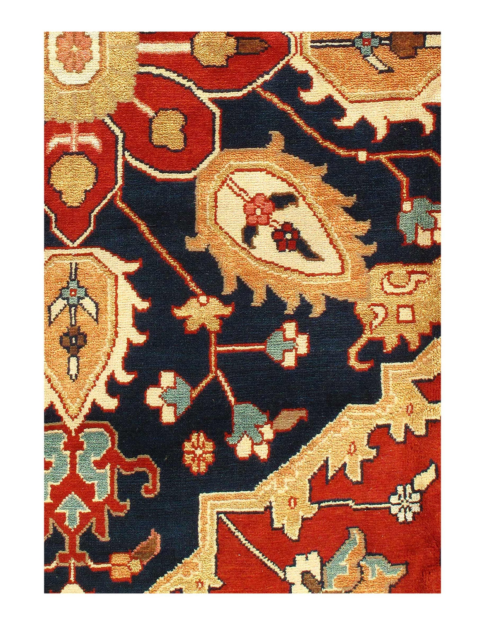 Rust Persian serapi design 12' X 15' - 3