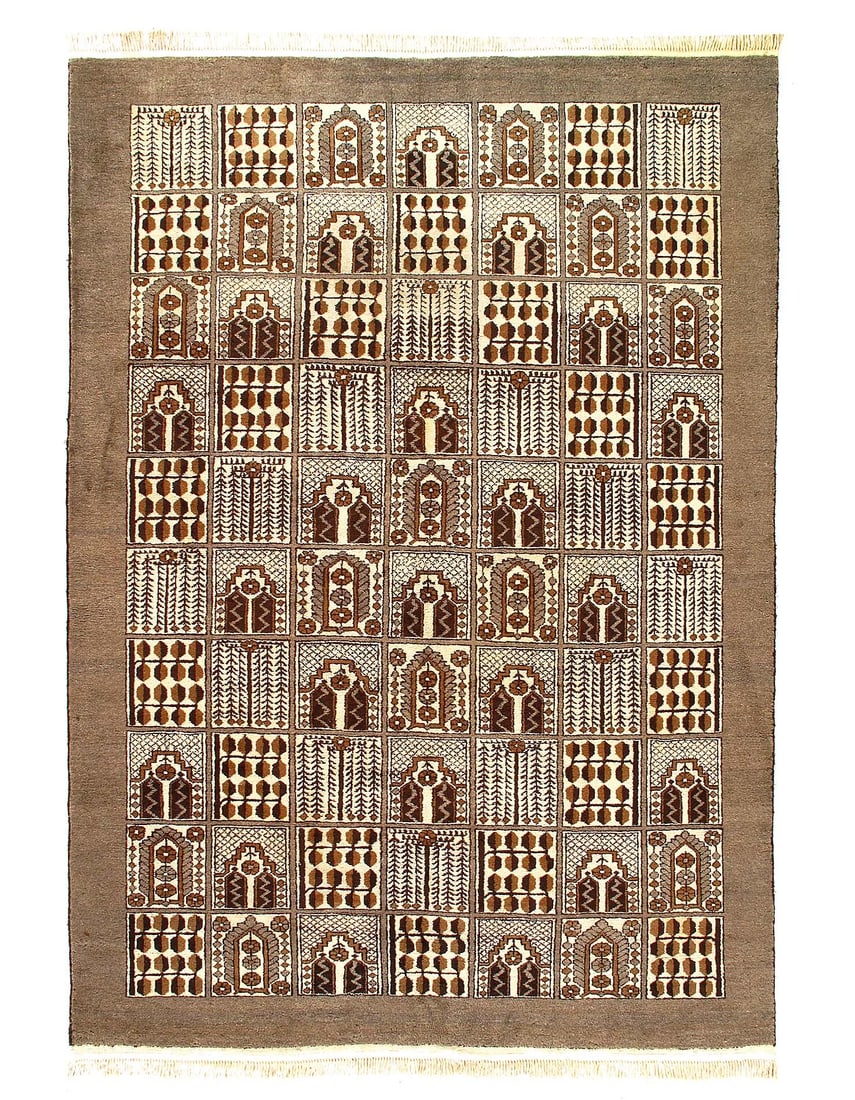 Fine Hand Knotted Persian Vintage Mashad rug 8'6'' X 12'3'': Fine Hand Knotted Persian Vintage Mashad rug 8'6'' X 12'3'' - Circa 1970, Mashhad, Hand-Knotted, Lamb's Wool, 300 -D12235- 862.This item is part of our fine auction collection which includes many fine