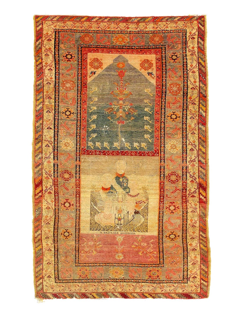 Antique Karabakh Rug 3'6"x 6': Antique Karabakh Rug 3'6"x 6' - CIRCA 1920, Karabagh, Hand-Knotted, Lamb's Wool, 300 -D15141- 862.This item is part of our fine auction collection which includes many fine home accessories including a