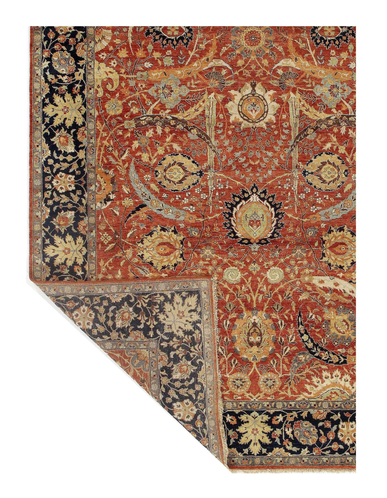 Rust Indian Serapi 8' X 10' - 3