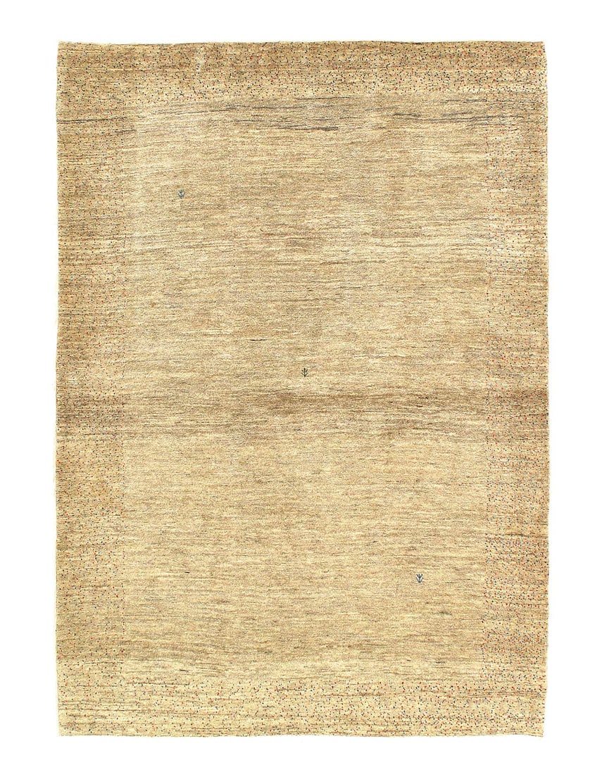 Gray Persian Gabbeh 4'2" X 6': Gray Persian Gabbeh 4'2" X 6' - New, Gabbeh, Hand-Knotted, Lamb's Wool, 300 -D05801- 862.This item is part of our fine auction collection which includes many fine home accessories including antique ru