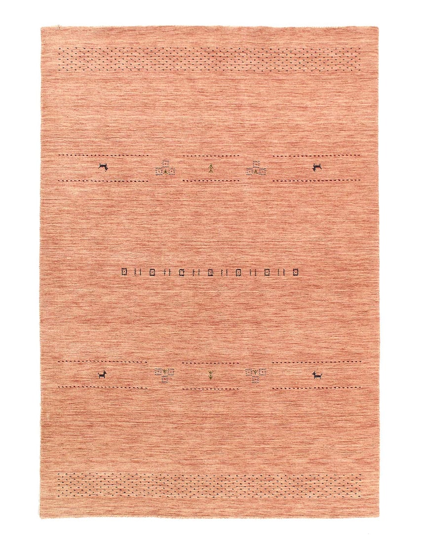 Fine Hand Knotted Persian Gabbeh Design 5'2'' X 7'9'': Fine Hand Knotted Persian Gabbeh Design 5'2'' X 7'9'' - New, Gabbeh, Hand-Knotted, Lamb's Wool, 300 -D12350- 862.This item is part of our fine auction collection which includes many fine home accessor