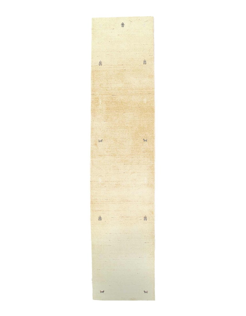 Fine Hand Knotted Persian Gabbeh Runner 2'7'' X 12'2'': Fine Hand Knotted Persian Gabbeh Runner 2'7'' X 12'2'' - New, Gabbeh, Hand-Knotted, Lamb's Wool, 300 -D12360- 862.This item is part of our fine auction collection which includes many fine home accesso